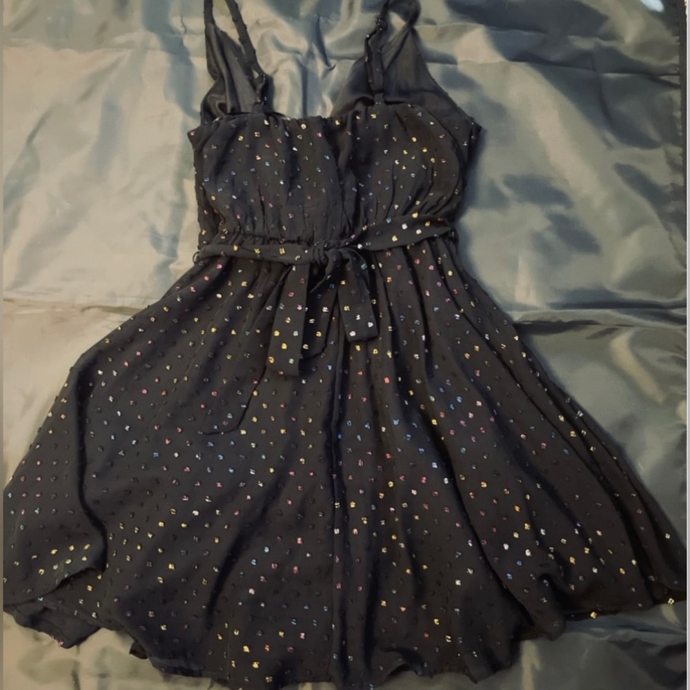 As U Wish: Mini Dress MultiColor Black